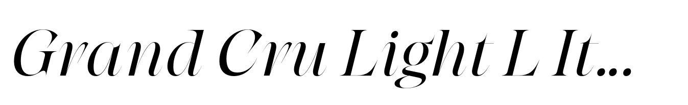 Grand Cru Light L Italic